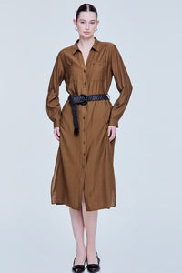 Belted Shirt Dress