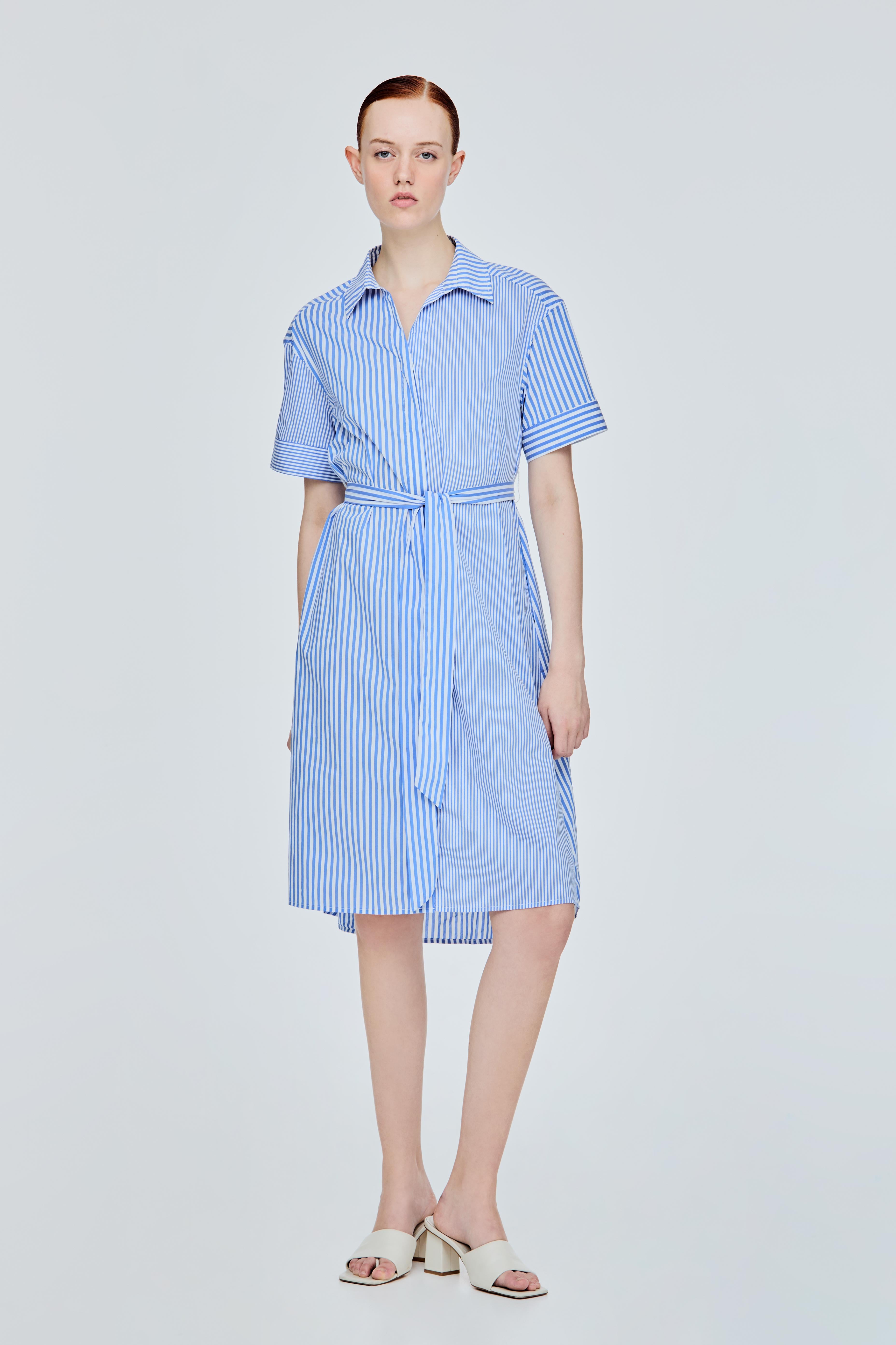 A-Line Stripes Dress