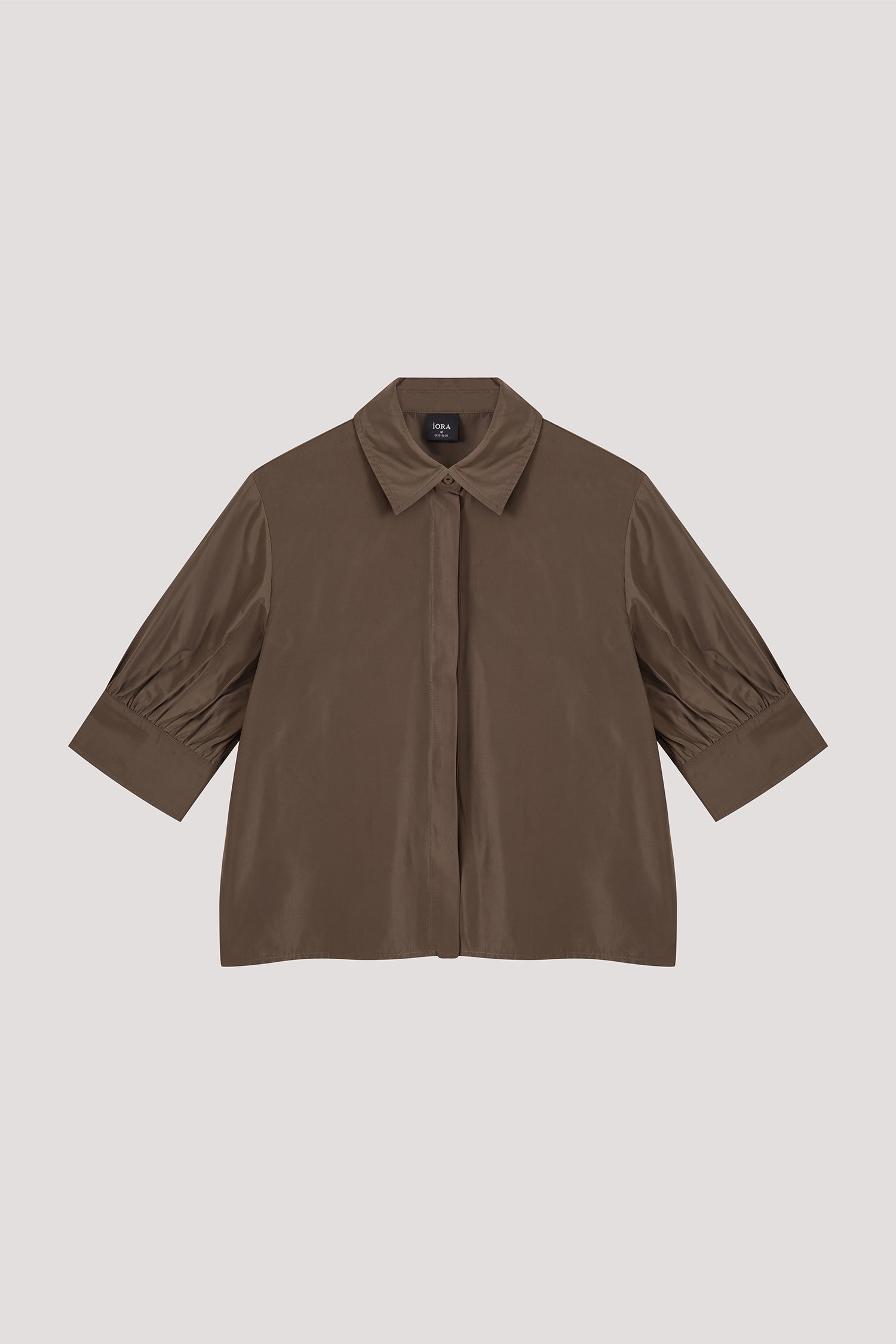Mid Gathered Sleeve Shirt