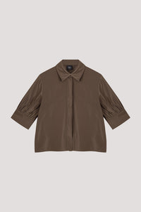 Mid Gathered Sleeve Shirt