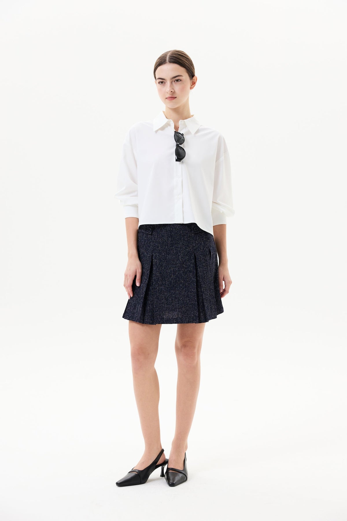 Boxy Crop Shirt
