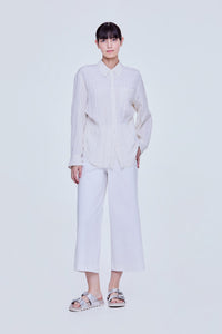 Oversized Crepe Blouse