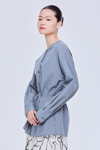 Belted Long Sleeve Shirt
