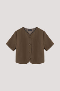 Short Sleeve Crop Mini Outer Top