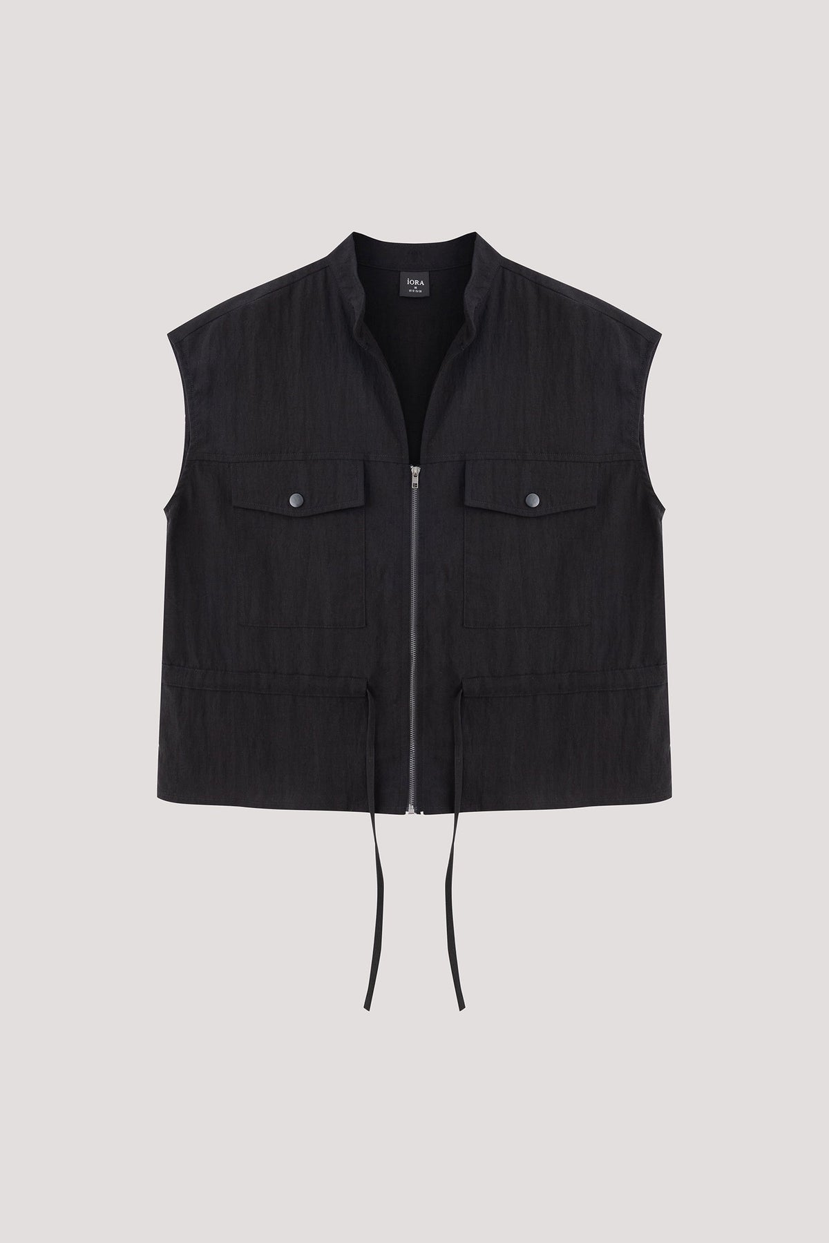 Collared Cargo Vest Top