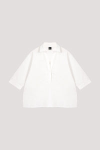 Half Sleeve V-Neck Blouse