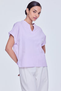 Folded Sleeves Blouse