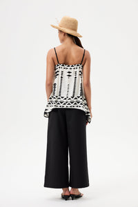 Printed Handkerchief Cami Top