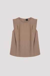 Overlap Sleeveless Top