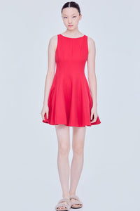 Panelled Fit and Flare Dress
