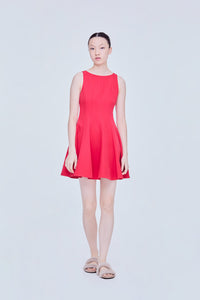 Panelled Fit and Flare Dress