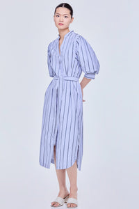 Balloon Sleeve Shirt Dress