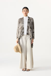 Printed Kimono Cardigan