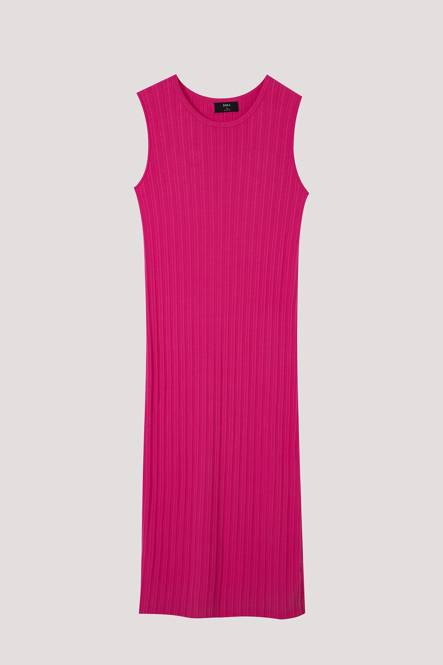 Sleeveless Ribbed Knit Dress