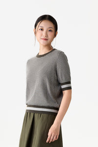 Boxy Button Knit