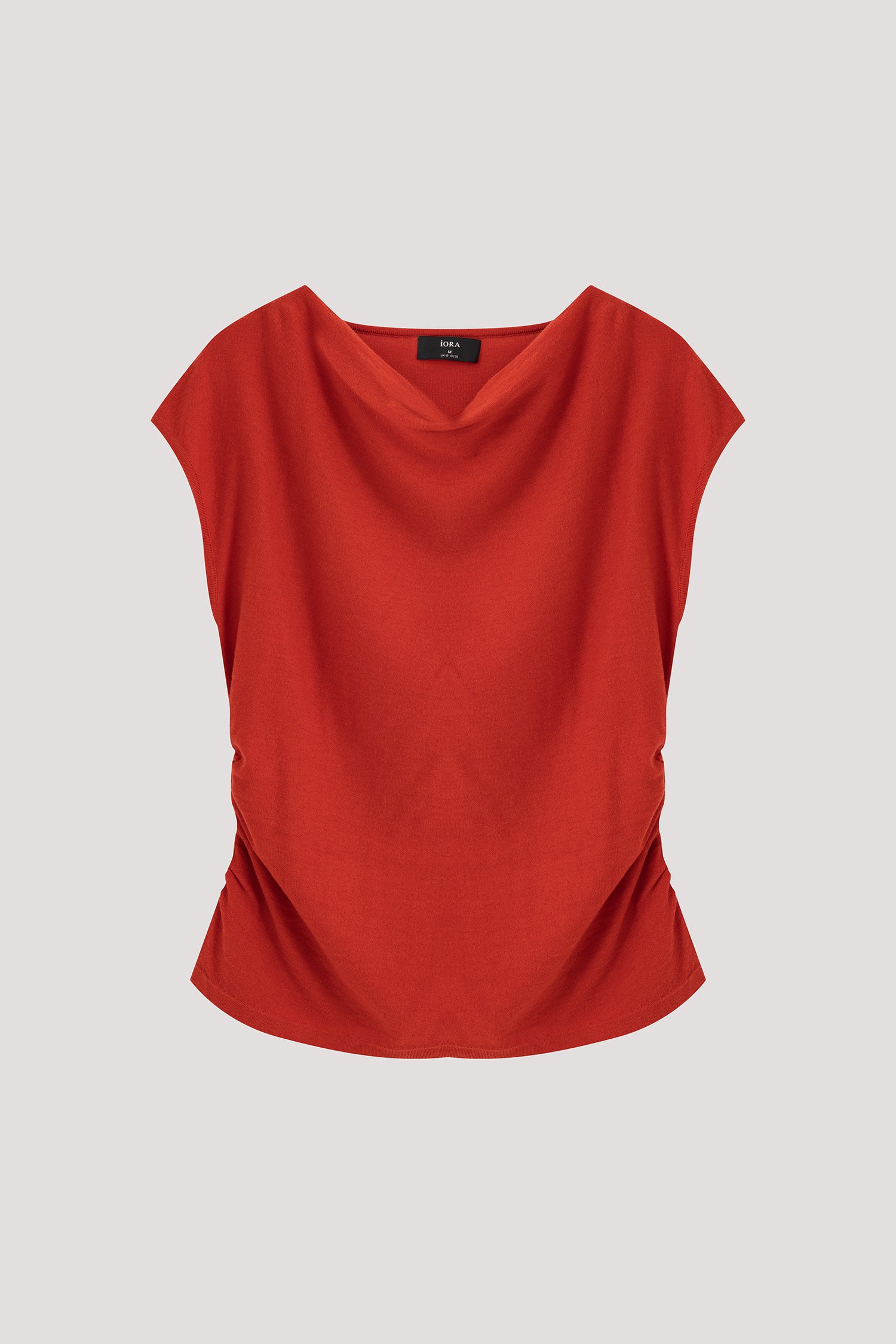 Asymmetrical Ruched Knit Top