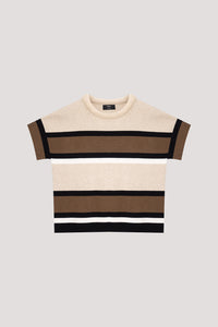 Magyar Stripe Knit Top