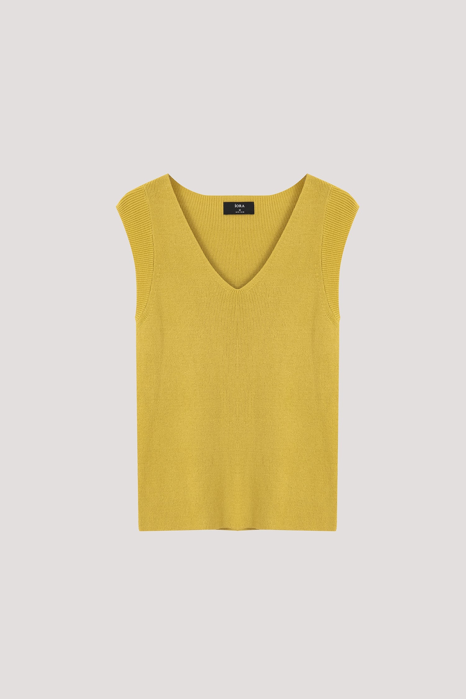 V-Neck Sleeveless Knit Top