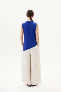 Asymmetrical Hem Knit Top