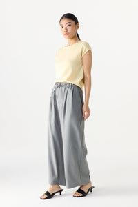 Elasticated Relaxed Straight Pants