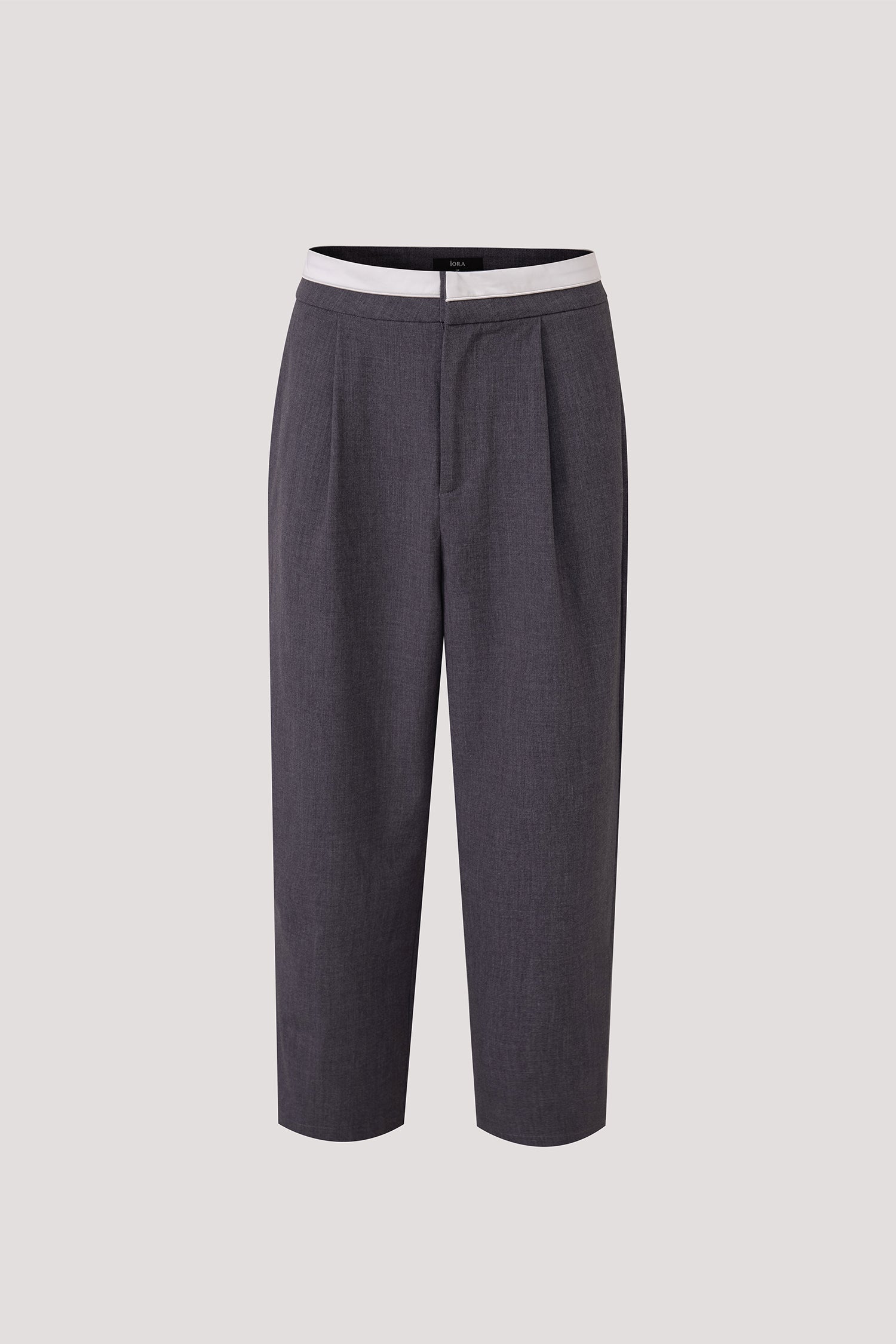 Contrast Waistband Trousers