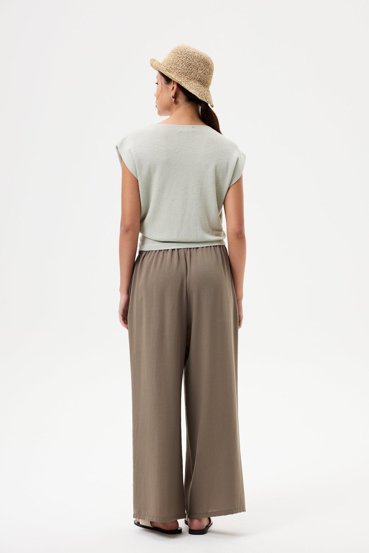 Elasticated Relaxed Pants