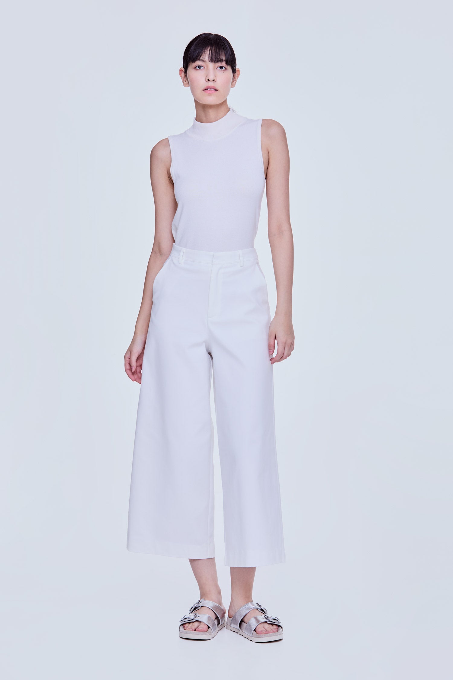 Smart Wide Leg Trousers