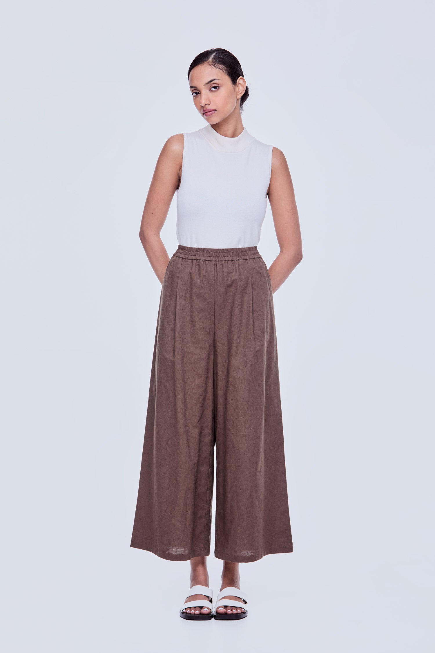 Elasticised Casual Pants