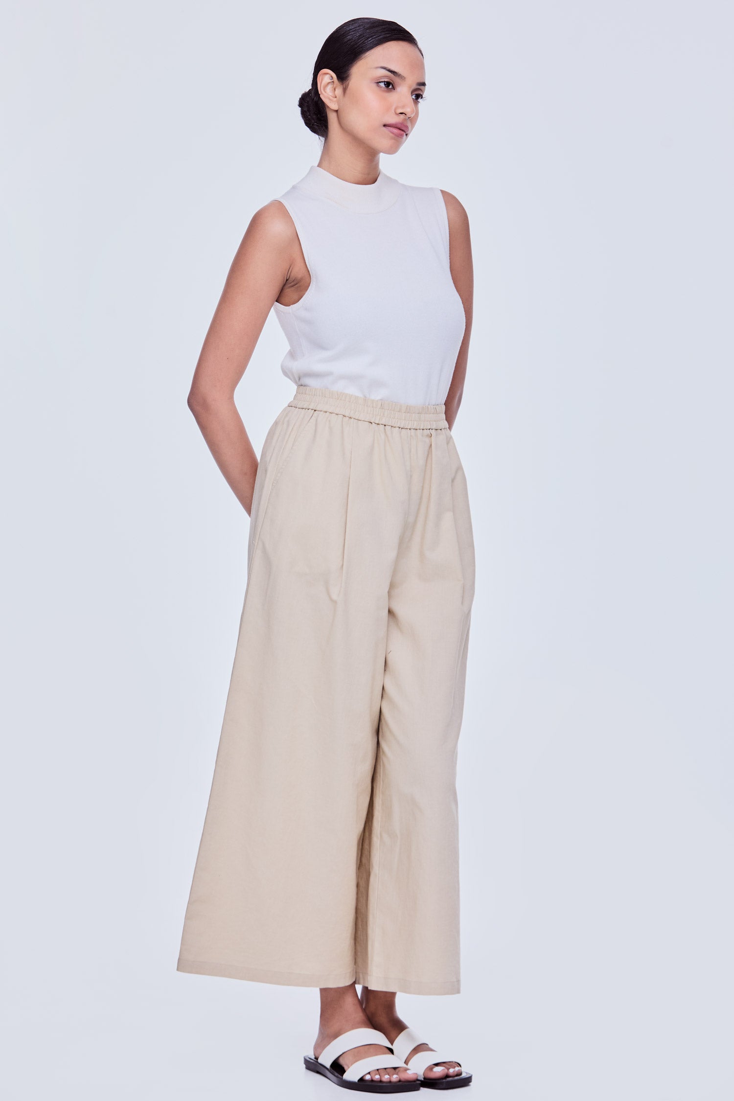 Elasticised Casual Pants