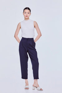 Pleated Tapered Pants