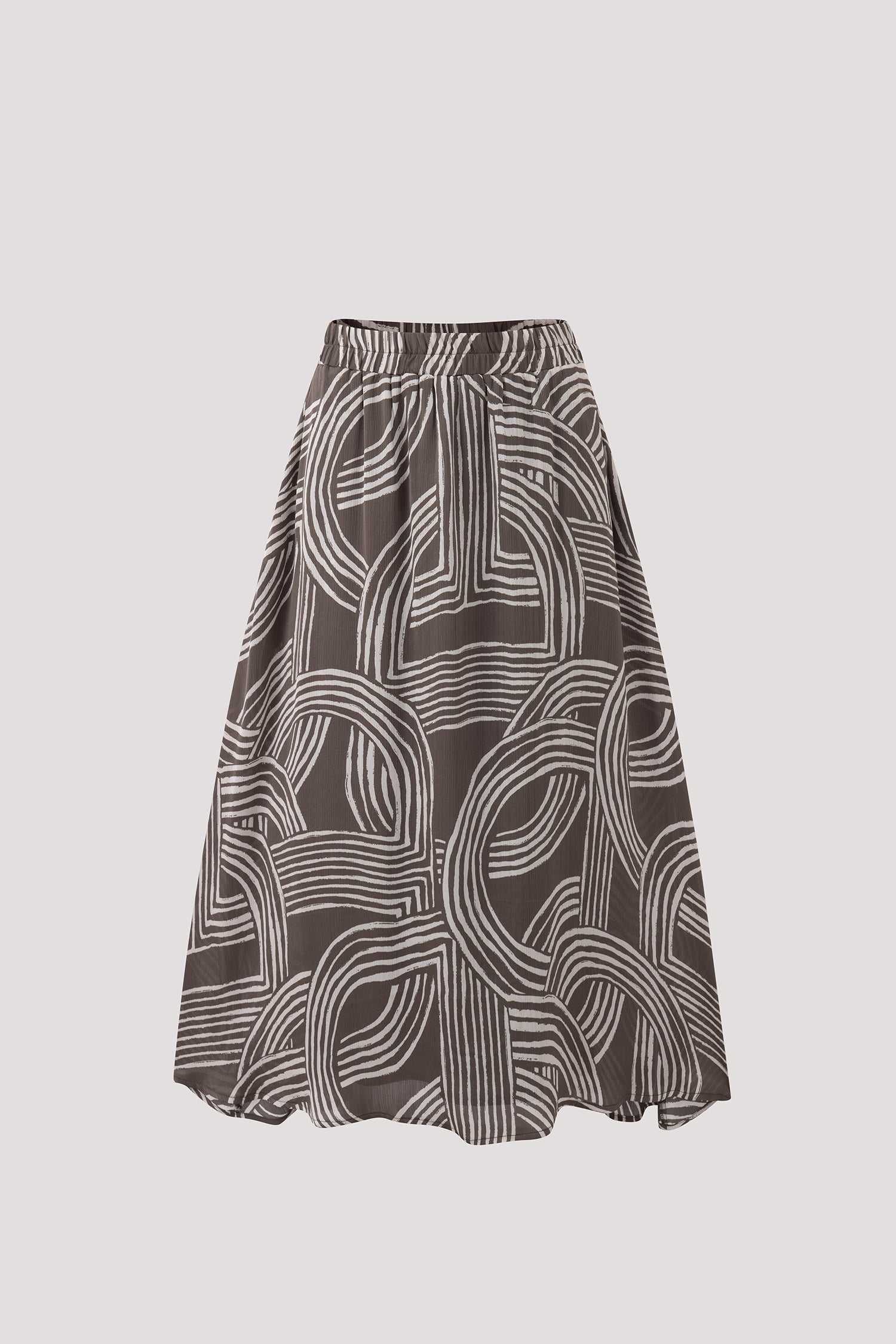 Elasticated Printed Skirt