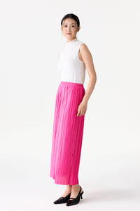 Pleated Maxi Skirt