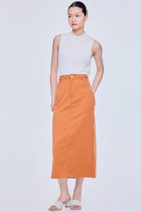 Midi Twill Skirt