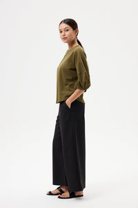 Panelled Puffy Blouse