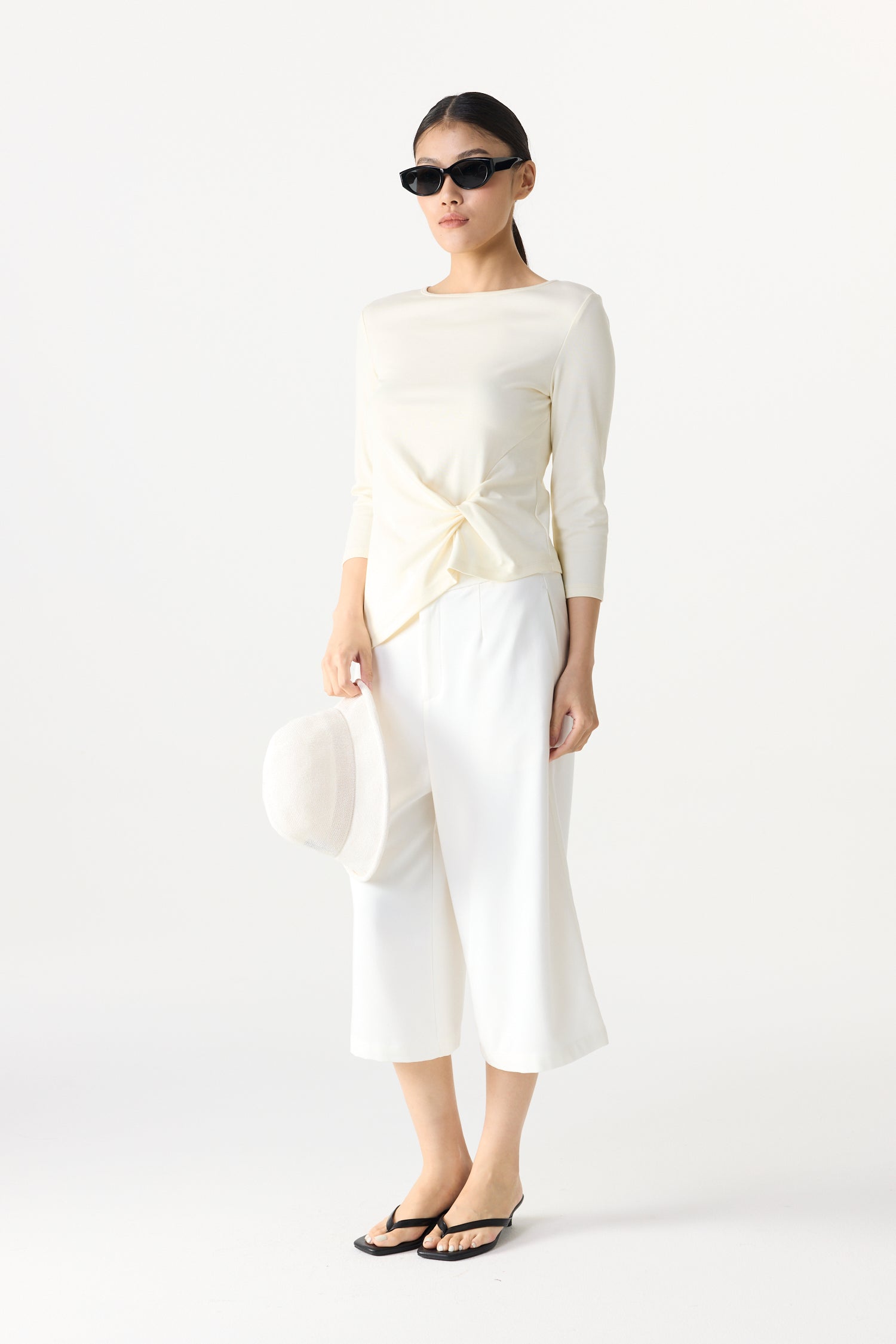 Side Twist Bracelet Sleeve Top