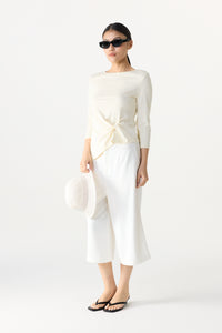 Side Twist Bracelet Sleeve Top
