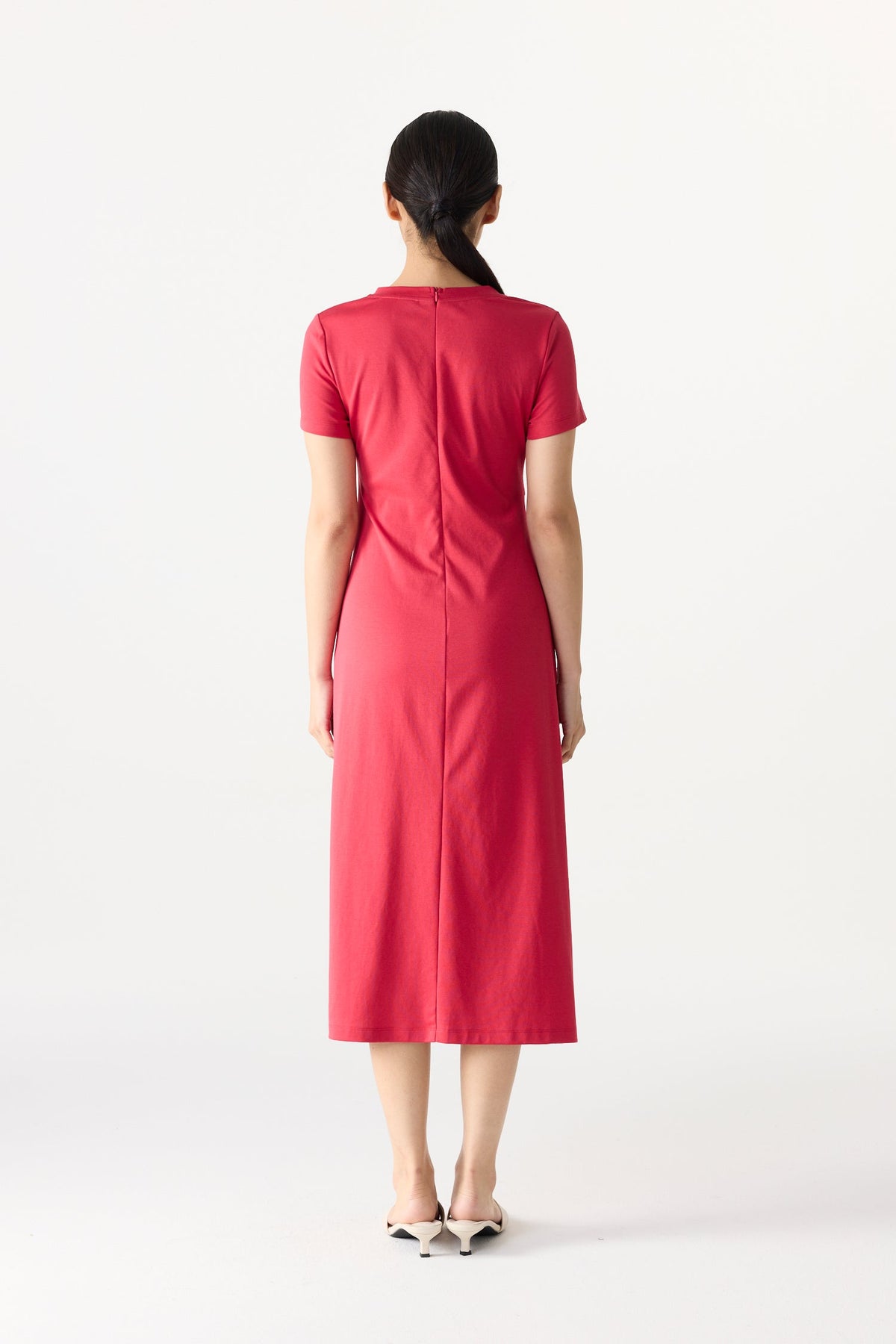 Twist Knot Jersey Dress