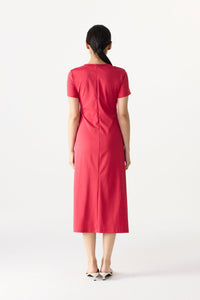 Twist Knot Jersey Dress