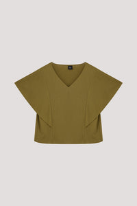 Flutter Sleeve Jersey Top