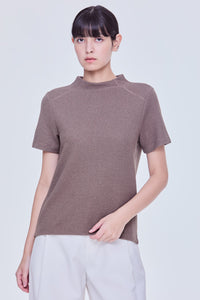 Contrast Stitch Top