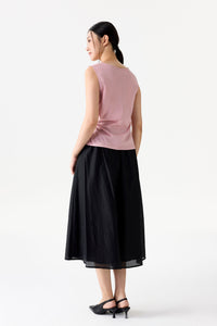 Front Knot Sleeveless Top