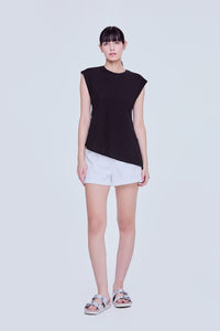 Asymmetrical Side Slit Top