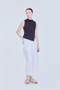 Cropped Gathered Waist Top
