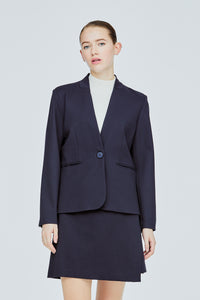 High Back Collar Blazer