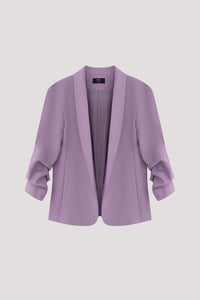 Scrunchy Sleeves Blazer