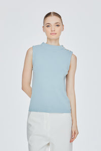 Shoulder Button Knit