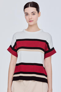 Magyar Stripe Knit Top