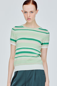 Basic Stripe Knit Top