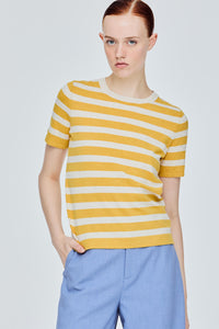 Basic Stripe Knitted Top