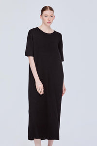 Lurex Shift Knit Dress